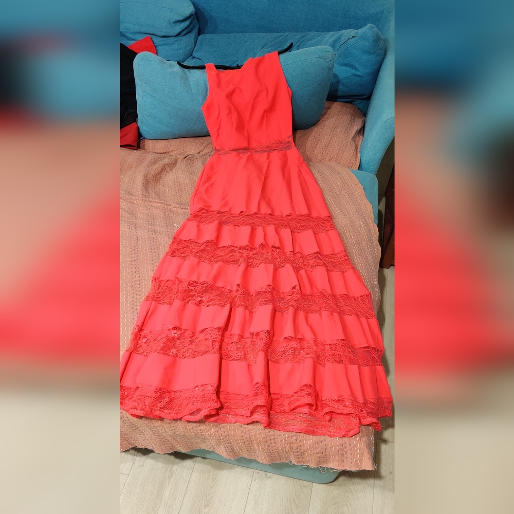 Red dress